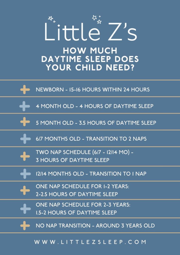 Daytime sleep needs for child | Little Z Sleep