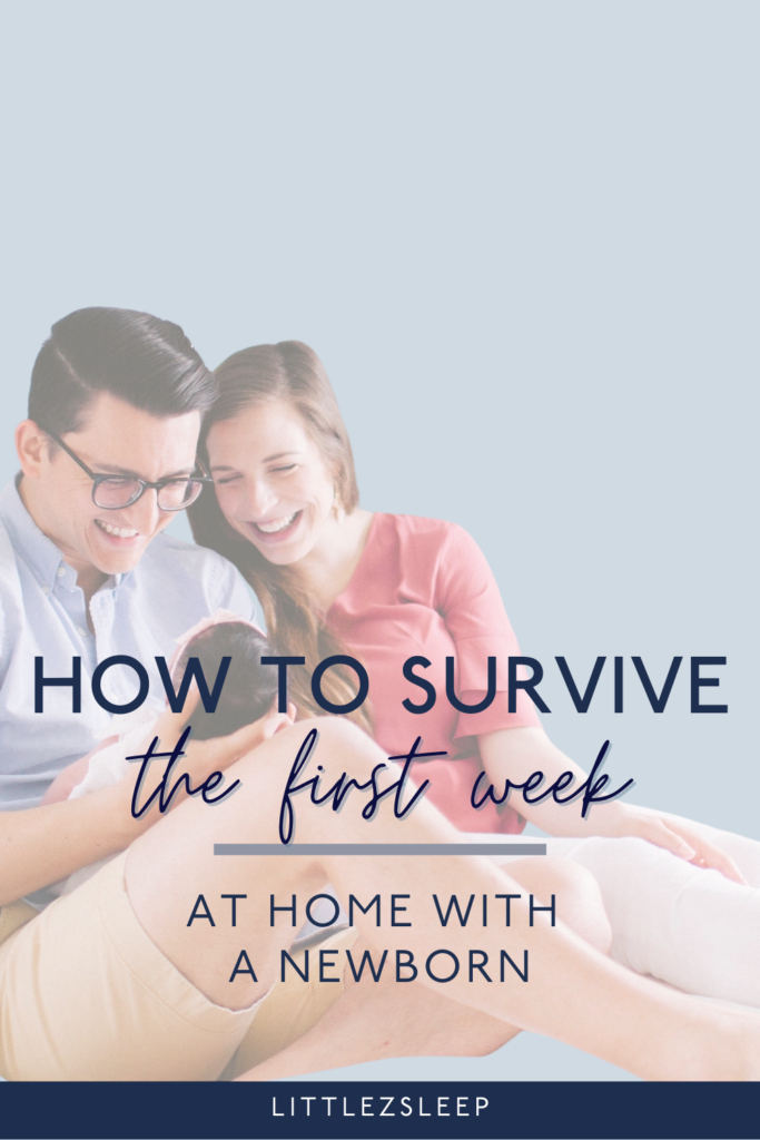 What to do with your newborn the first week home | Little Z Sleep