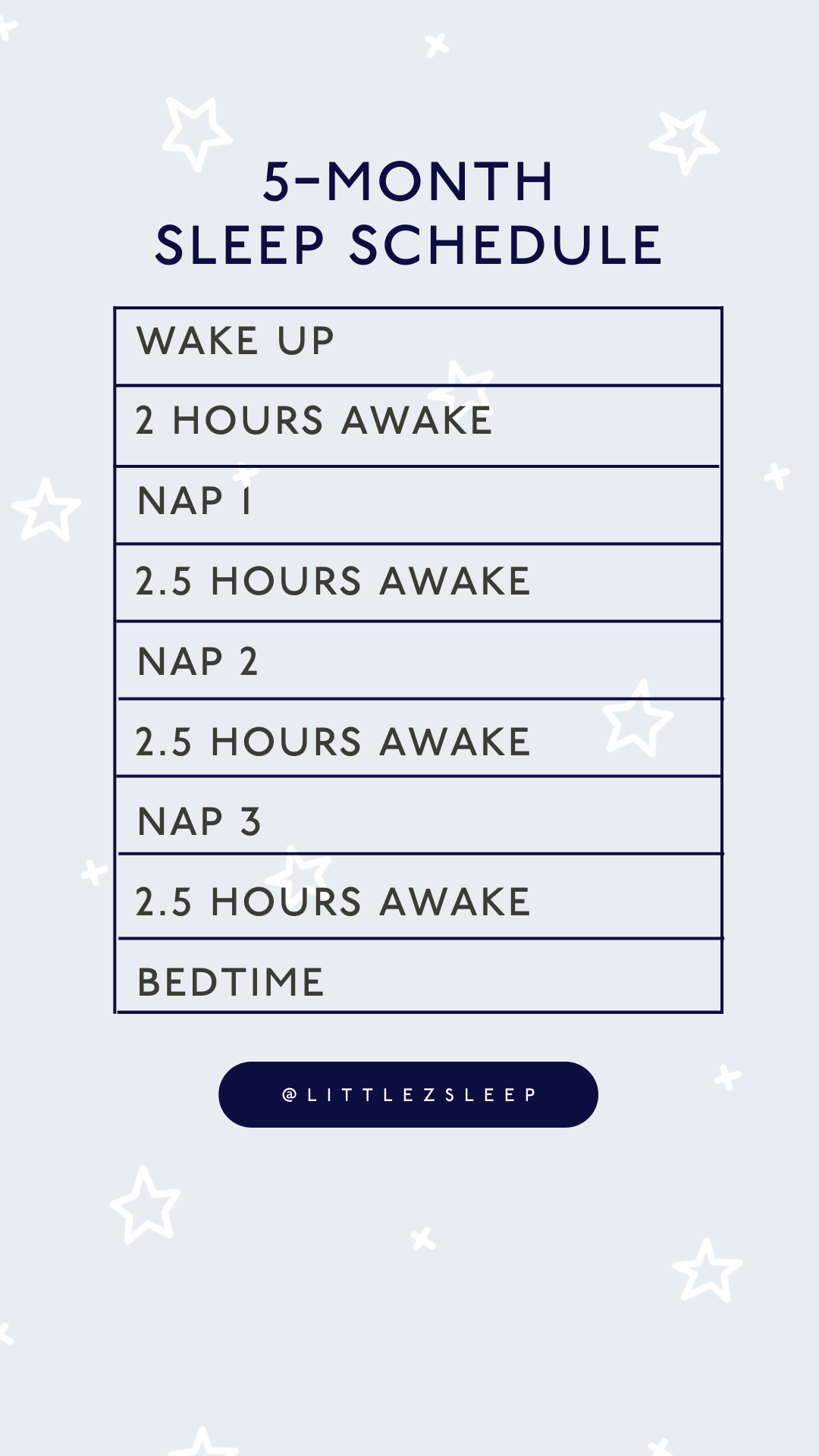 4 Month Old Sleep Schedule