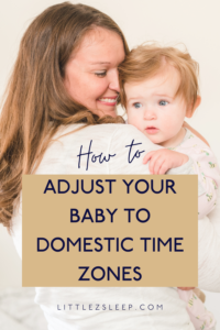 Don't let time change stop you from traveling with your family! I'm giving you a plan for how to adjust your baby to domestic time zones.