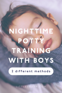 Here is 2 different methods AND 5 tips to help nighttime potty training boys! The first method is...
