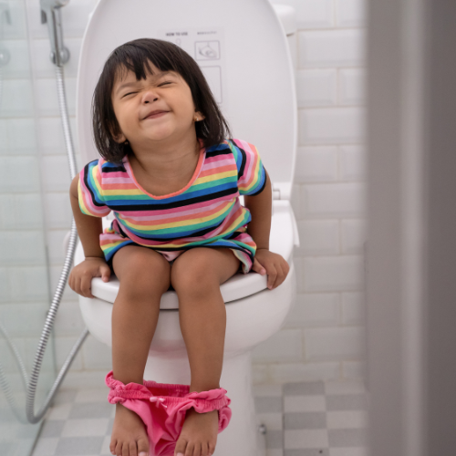 Is your child waking to go potty in the early morning? Here are 5 steps to help...