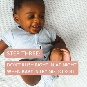 HOW TO HELP WHEN BABY IS STUCK ON THEIR BELLY IN THE CRIB